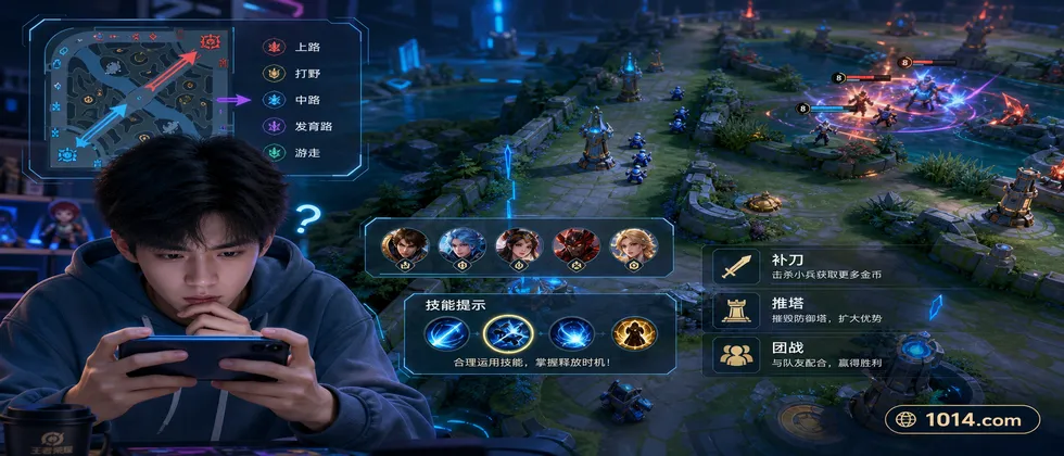 王者荣耀新手必看：如何快速上手5v5王者峡谷